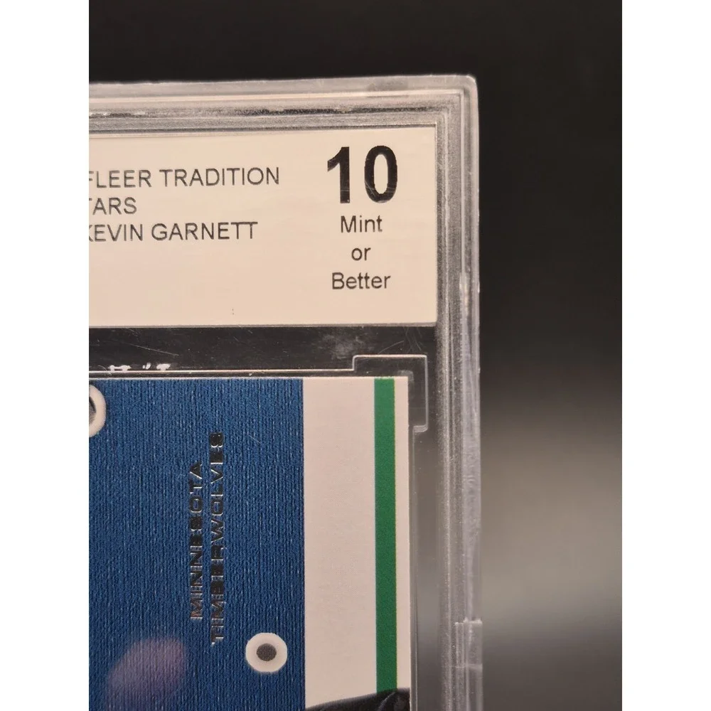 2002-03 Fleer Tradition Kevin Garnett #AS7 All-Stars BCCG 10 MINT Timberwolves